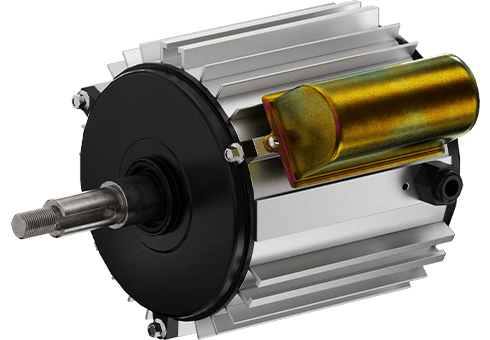 单相三滑槽冷风机电机